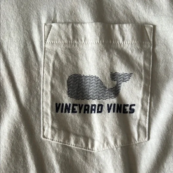 Vineyard Vines Men's White Long Sleeve Shirt - Picture 2 of 4